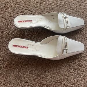 Prada kitten mules